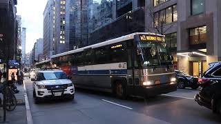 MTA Bus Company 2005-07 MCI D4500CL Commuter Coach 3306 & 3183 on Routes QM21 & BxM18 Express