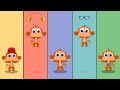 Lima Monyet Kecil Lagu anak anak dan Lebih Banyak Kartun