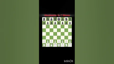 Checkmate in 7 Moves #shorts #chess #checkmate