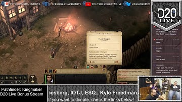 D20 Live Stream: Pathfinder: Kingmaker