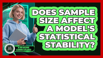 Does sample size affect a model