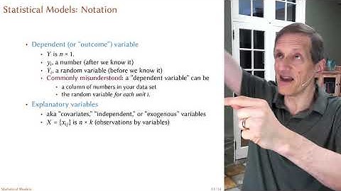 2. Statistical Models