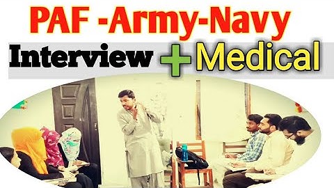 PMA Forces Interview And Medical Test Preparation By Waqar Waheed | ISSB Interview Tips