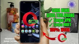 How to Open Blocked Sites Using Opera Mini