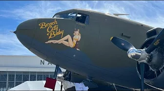 Douglas C-53 Skytrooper Beach City Baby Takeoff NAS Willdwood NJ  Museum Airfest Aug-31-2025