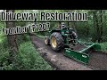 Restoring Gravel Driveway With Frontier Land Plane