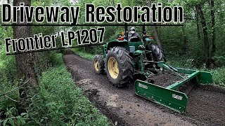 Restoring Gravel Driveway With Frontier Land Plane