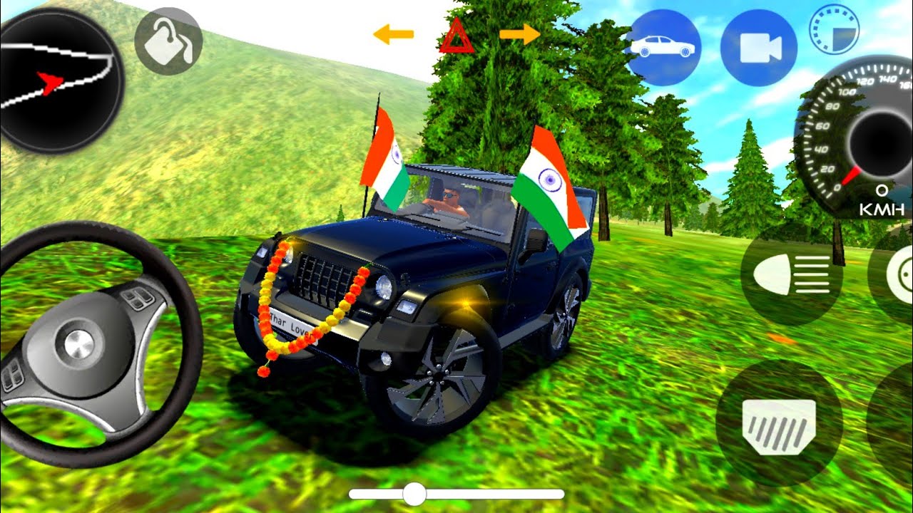 Mahindra Thar Black Edition 🖤🔥 | Realistic Indian Car Simulator Game Android Gameplay 2026 