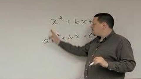 Easy Trinomial Factoring - Pt 1 - Introduction