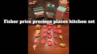 Vintage Fisher-Price precious places kitchen set