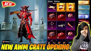 😱 OMG !! NEW AWM & ULTIMATE SET CRATE OPENING - MATERIAL FARMING IN BGMI