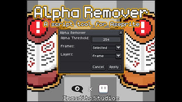 Alpha Remover - Script tool for Aseprite