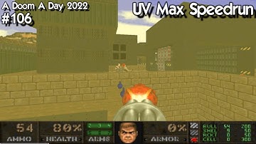 Doom Anomaly Report MAP02: "Monkey Wrench" UV Max Speedrun 1:09 100% Kills / 100% Secrets