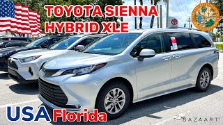 Сколько стоит новая TOYOTA SIENNA HYBRID в США