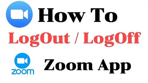 How To Log Out Zoom Cloud Meetings Account | How to Logoff from Zoom Meetings android