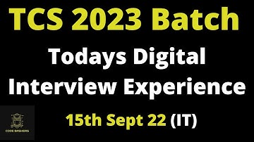 Todays TCS Digital Interview Experience | TR+MR+HR Questions Discussed | 2023 Batch