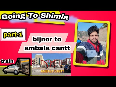 Bijnor To Ambala - CNatt Train Journey, Part-1 best travel vloggers 2023