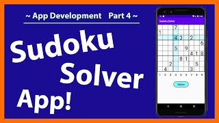 Make a Sudoku Solver App! | How to make a Sudoku solver in Android Studio | Part 4 screenshot 3