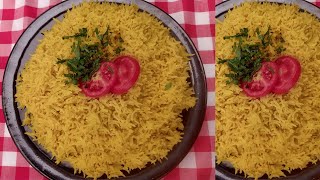 طريقة عمل أرز بسمتي أصفر | البلدي يوكل مع الشيف نونا