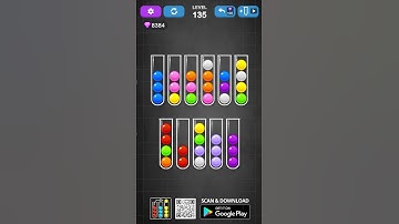 Ball Sort Puzzle Solution Level 135