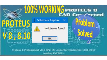 No Libraries Found Proteus 8 | How to Fix / Solve the Problem of No Libraries Found in Proteus |2021