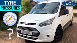 Ford Transit Connect Tyre Pressures - Ford Transit Connect Tire Pressures