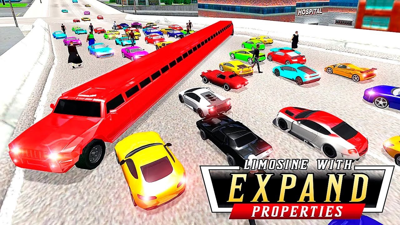 Car Games Luxury Limo Taxi Driver City Limousine Driving Gameplay