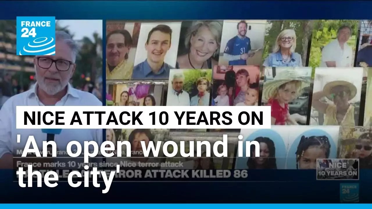 'An open wound': Nice commemorates 10 years since terror attack • FRANCE 24 English