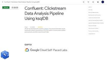 Qwiklabs | Confluent: Clickstream Data Analysis Pipeline Using ksqlDB [GSP731]