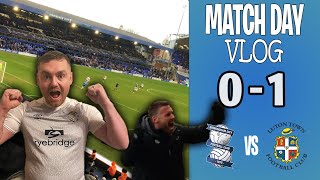 BACK TO WINNING WAYS!! Birmingham City vs Luton Town | CHAMPIONSHIP | Match Day VLOG
