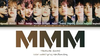 TREASURE 트레저 '음 (MMM)' [COLOR CODED LYRICS HAN/ROM/ENG/가사] Resimi