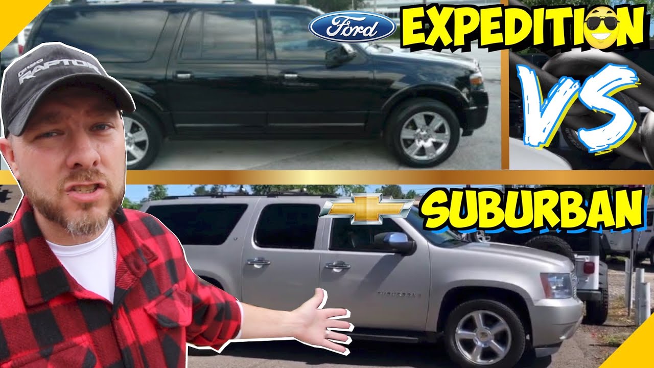 ford excursion vs suburban size