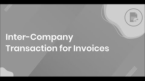 Odoo Apps - Inter-Company Rule for Invoices | Odoo 15