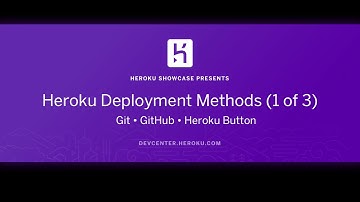 Herokuへのデプロイ  Git、GitHub、Herokuボタン