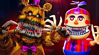 Temos 5 Minutos Para Fugir Dos Animatronics - Fnaf: Glitched Attraction #1