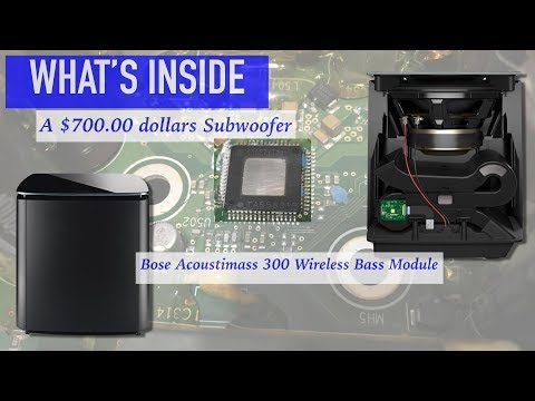 What is inside a $700 - Bose acoustimass subwoofer disassembly - YouTube