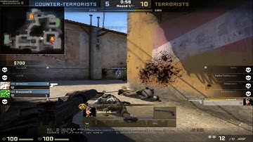 ESEA.net COTW: 1v4 Clutch Pistol Round T Side