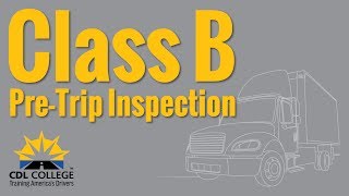 TRUCK DRIVER STUDENTS! Class B Pre Trip Inspection (stable camera) screenshot 5