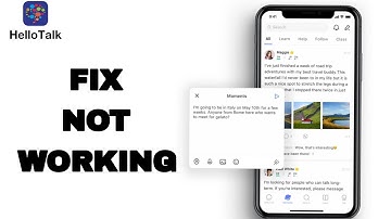 How To Fix And Solve Not Working On Hello Talk App | Final Solutionte