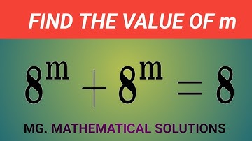 Olympiad Math Questions| Find the value of m | #olympaid  #maths #algebra #mathstricks #viral #math