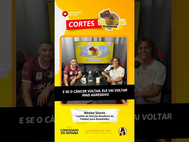 Wesley fala sobre a decisão de amputar a perna. #alvarengatv #shorts