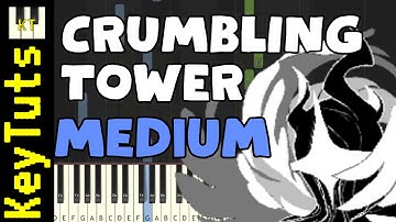 Crumbling Tower [Deltarune Chapter 3+4] - Medium Mode [Piano Tutorial] (Synthesia)