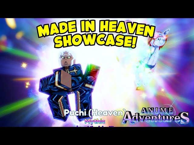 Showcase] EVOLVED MAX LEVEL PUCCI MADE IN HEAVEN IS THE BEST UNIT IN GAME  [✨UPD 8] Anime Adventures 