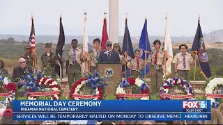 Miramar National Cemetery Memorial Day Ceremony remembers the 80th Anniversary of D-Day