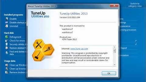 Tune Up 2012 FULL keygen DOWNLOAD
