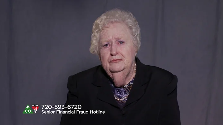 DORA's Senior Financial Fraud Hotline - Take 5 to Get Wise