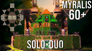 MYRALIS - SOLO/DUO with BEST HIDDEN BUNKERS & SMALL UPKEEP (60+rockets) [rust base design]