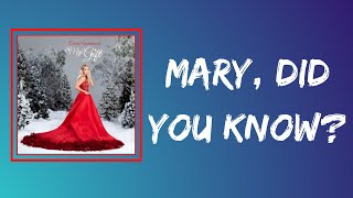 Carrie Underwood - Mary, Did You Know? (Lyrics)