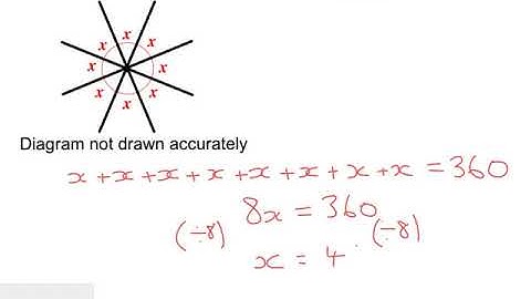HM813 Angles around a point with algebra