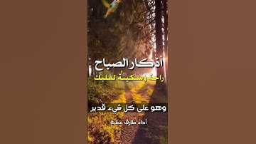 أذكار الصباح بصوت هادئ وجميل جدا 💚🌷 راحة وسكينة لقلبك 😴